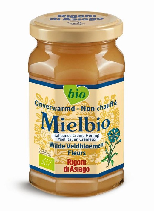 Mielbio Wilde veldbloemen creme honing bio (300 Gram)