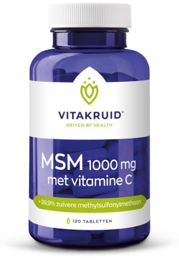 Vitakruid MSM 1000mg + vitamine C (120 Tabletten)