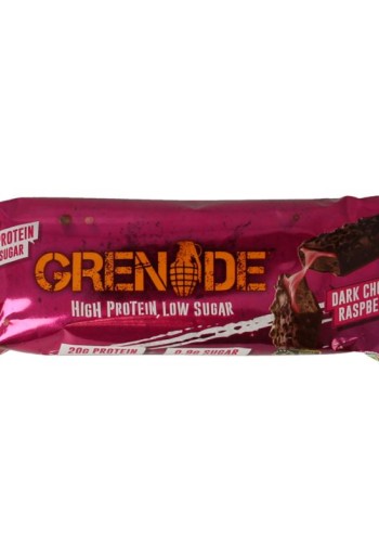 Grenade High protein bar dark chocolate raspberry (60 Gram)