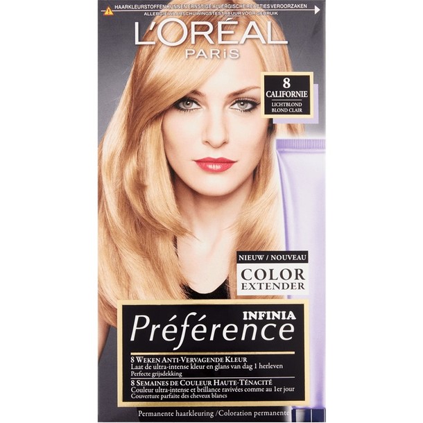 L'Oréal Paris Préférence Permanente Haarkleuring 8 Californië