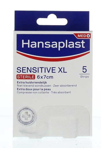Hansaplast Pleister sensitive XL (5 Stuks)