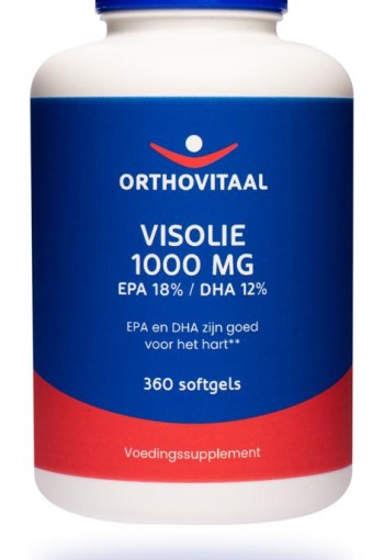 Orthovitaal Visolie 1000mg EPA 18% DHA 12% (360 Softgels)