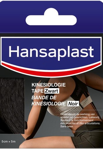 Hansaplast Kinesio tape zwart (1 Stuks)