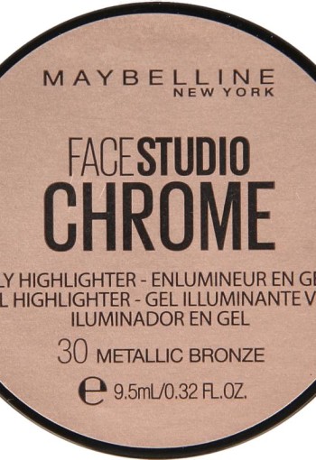 Maybelline Chrome jelly highlight 30 metallic bronze (1 Stuks)