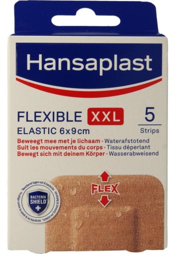 Hansaplast Flexible XXL 6 x 9cm (5 Stuks)