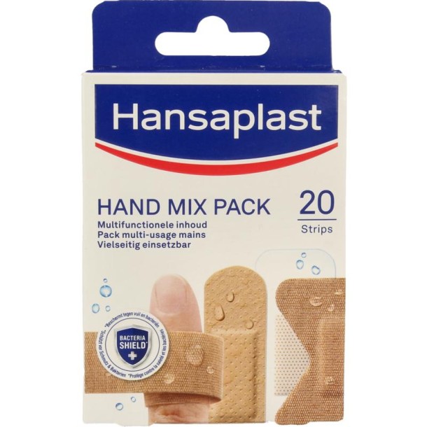 Hansaplast Hand mix pack pleisters (20 Stuks)