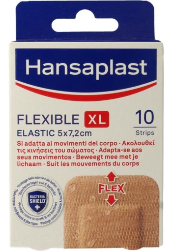 Hansaplast Flexible XL 5 x 7.2cm (10 Stuks)