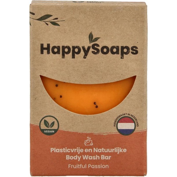 Happysoaps Body bar fruitful passion (100 Gram)