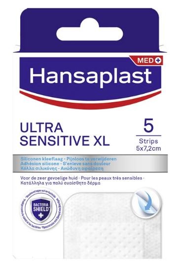 Hansaplast Pleisters ultra sensitive XL (5 Stuks)