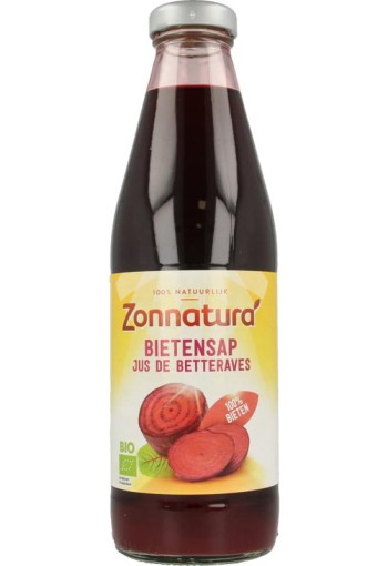 Zonnatura Rode bietensap bio (750 Milliliter)