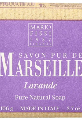 Marseille Zeep natuurlijk lavendel (106 Gram)