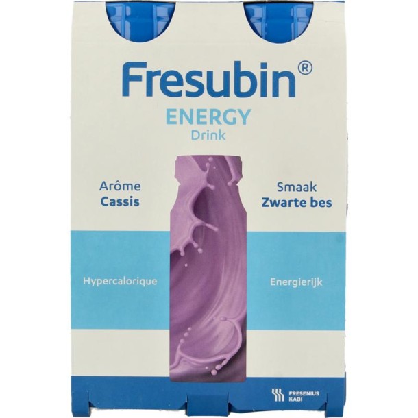 Fresubin Energy drink cassis 200ml (4 Stuks)