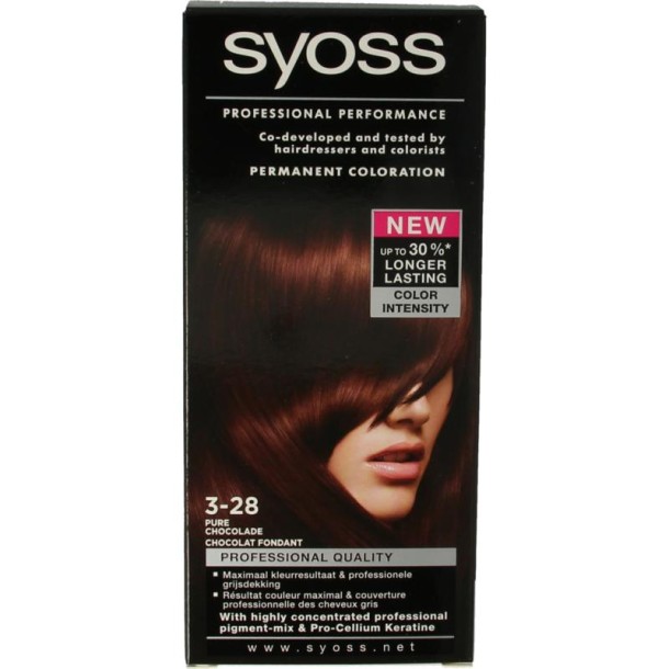 Syoss Colors 3-28 donker chocolade (1 set)