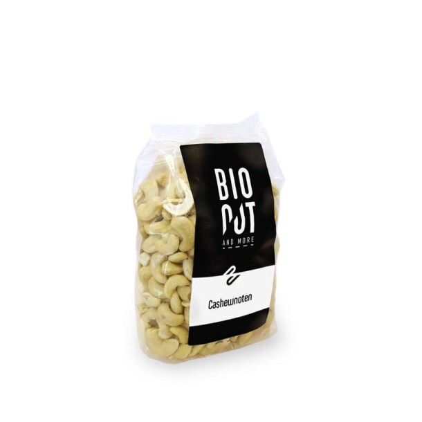 Bionut Cashewnoten ongezouten bio (500 Gram)