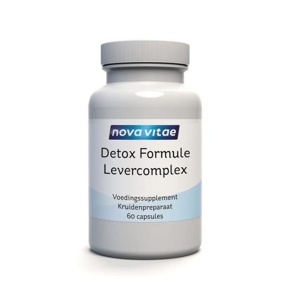 Nova Vitae Detox formule levercomplex (60 Vegetarische capsules)
