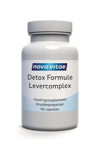 Nova Vitae Detox formule levercomplex (60 Vegetarische capsules)