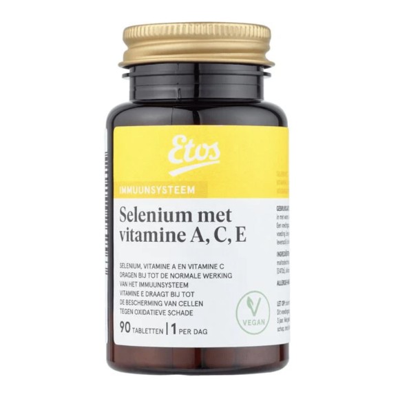 Etos Selenium Met Vitamine A, C, E tabletten 90 stuks
