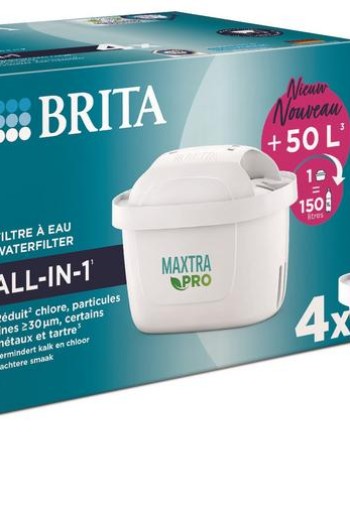 Brita Waterfilterpatroon maxtra pro all-in-1 4-pack (4 Stuks)