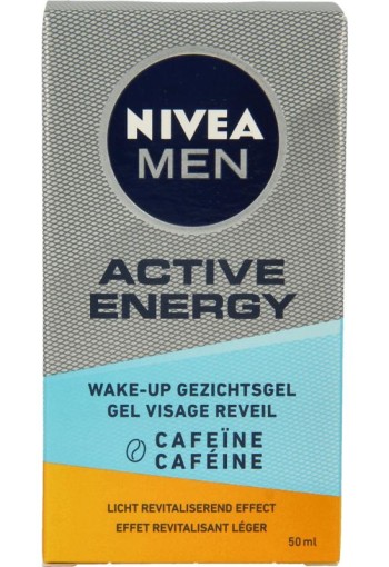 Nivea Men active energy gezichtsgel fresh look (50 Milliliter)