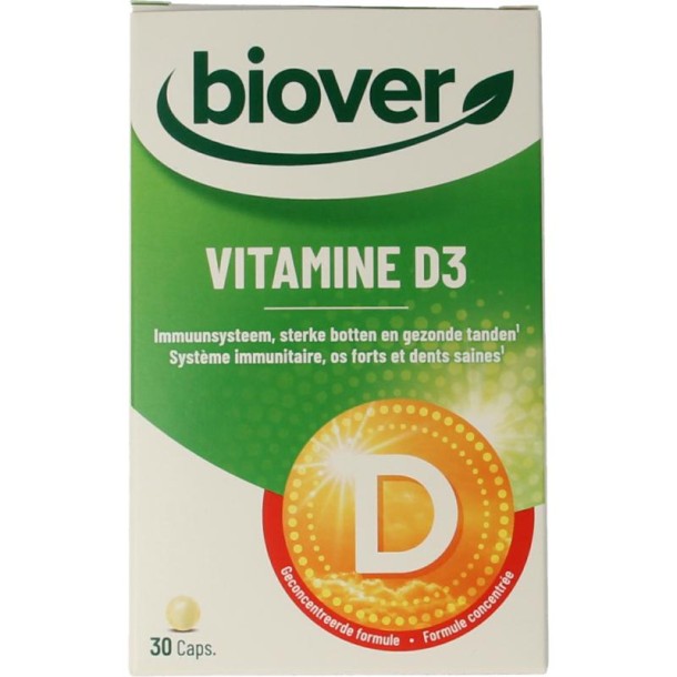 Biover Vitamine D3 (30 Capsules)