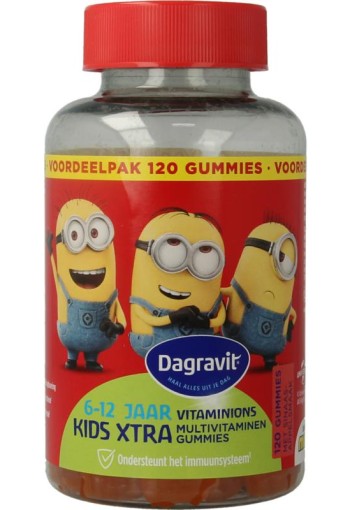 Dagravit Kids-xtra 6-12 jaar 120 Gummies