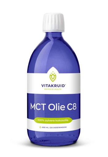 Vitakruid MCT olie C8 (500 Milliliter)
