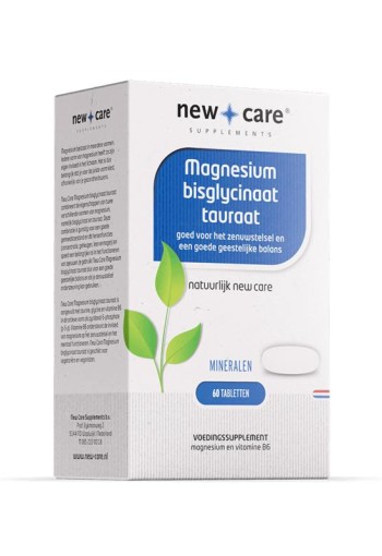 New Care Magnesium bisglycinaat tauraat (60 Tabletten)
