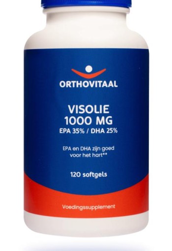Orthovitaal Visolie 1000mg EPA 35%/DHA 25% (120 Softgels)