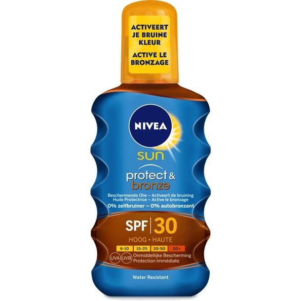 NIVEA SUN Protect & Bronze Zonneoliespray SPF30 200ml
