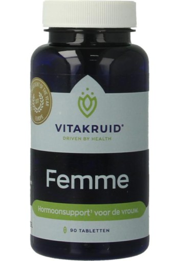 Vitakruid Femme hormoonsupport voor de vrouw (90 Tabletten)