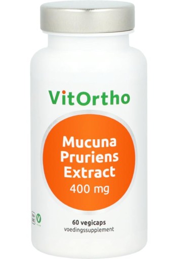 Vitortho Mucuna pruriens extract 400 mg (60 Vegetarische capsules)