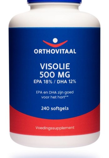 Orthovitaal Visolie 500mg EPA 18% DHA 12% (240 Softgels)