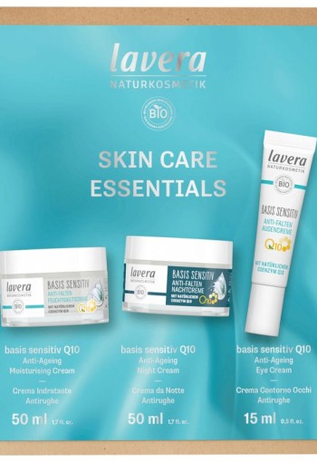 Lavera Basis sensitive giftset Skin Care Essentials Q10 (1 Stuks)