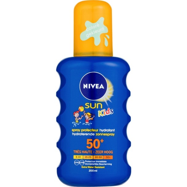 NIVEA SUN Kids Protect & Play Gekleurde Zonnespray SPF50+ 200 ml