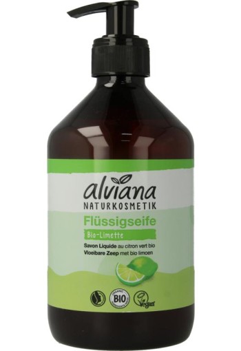 Alviana Vloeibare zeep limette (500 Milliliter)