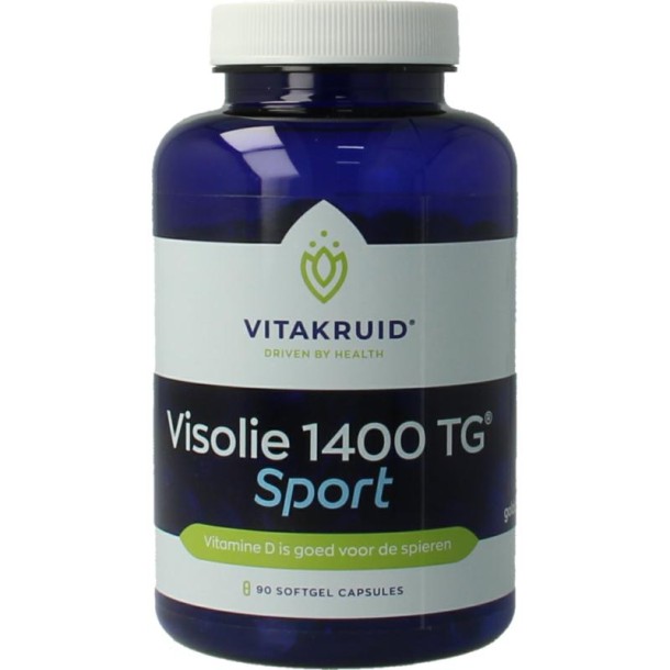 Vitakruid Visolie 1400 TG sport (90 Softgels)