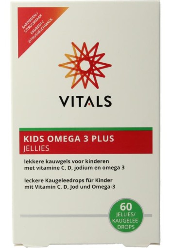 Vitals Kids omega 3 plus jellies (60 Stuks)