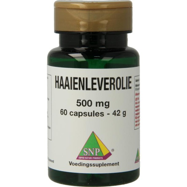 SNP Haaienleverolie 500 mg (60 Capsules)