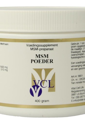 Vital Cell Life MSM poeder (400 Gram)