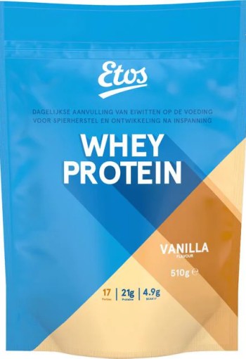 Etos Whey Protein Eiwitpoeder Vanille 510 GR 510 GR,
