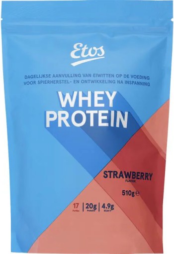 Etos Whey Protein Aardbeiensmaak 510 gram