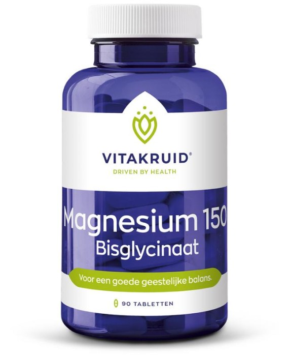 Vitakruid Magnesium 150 bisglycinaat (90 Tabletten)