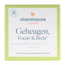 Vitaminstore dagdosering Geheugen & Focus 30 zakjes