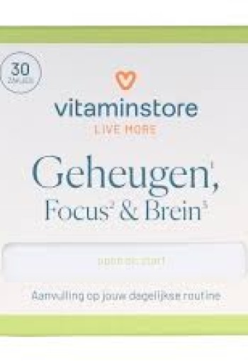 Vitaminstore dagdosering Geheugen & Focus 30 zakjes