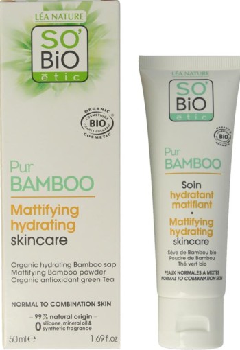 So Bio Etic Bamboo mattifying hydrating cream (50 Milliliter)