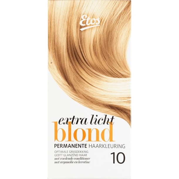Etos Permanente Haarkleuring 10 Extra Licht Blond 120 ml 
