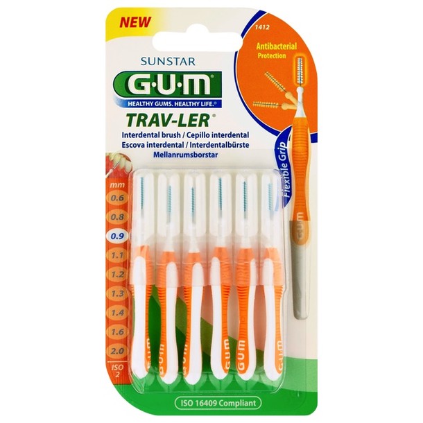 Gum Trav-Ler Oranje Tandenragers 0,9 MM