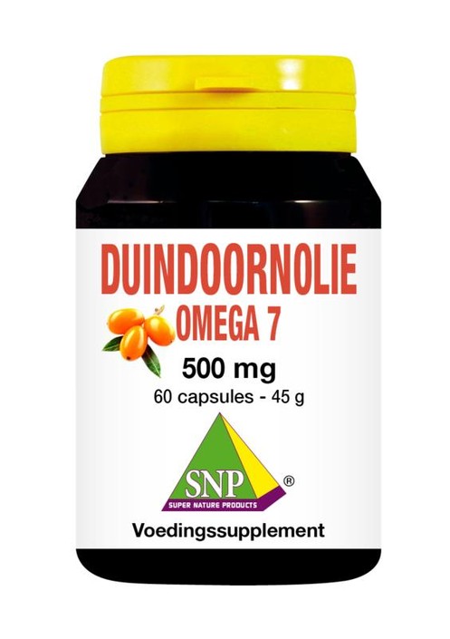 SNP Duindoorn olie omega 7 500mg halal-kosher (60 Capsules)