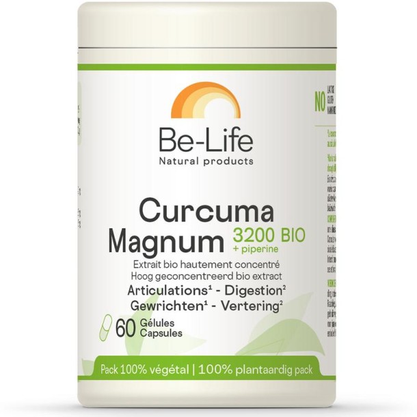 Be-Life Curcuma magnum 3200 + piperine bio (60 Softgels)