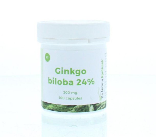 Natuurapotheek Ginkgo biloba 24% 200mg (100 Capsules)